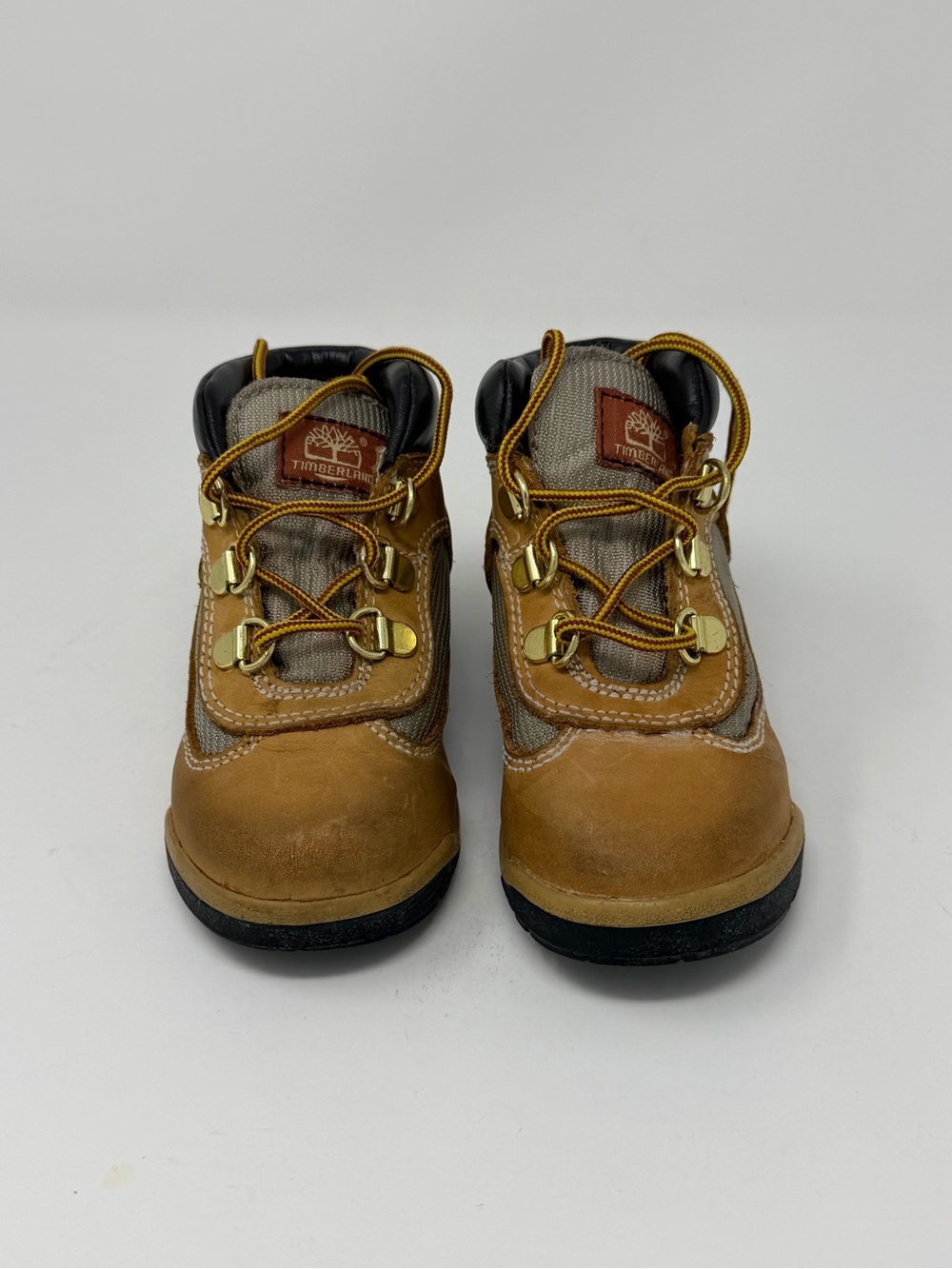 Timberland Kids Wheat-Tan Lace-Up Field Boots Toddler 9